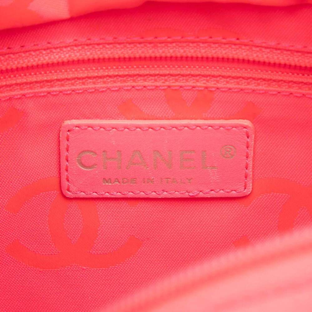 CHANEL Black Leather Logo Tote Bag - Picture 6 of 8